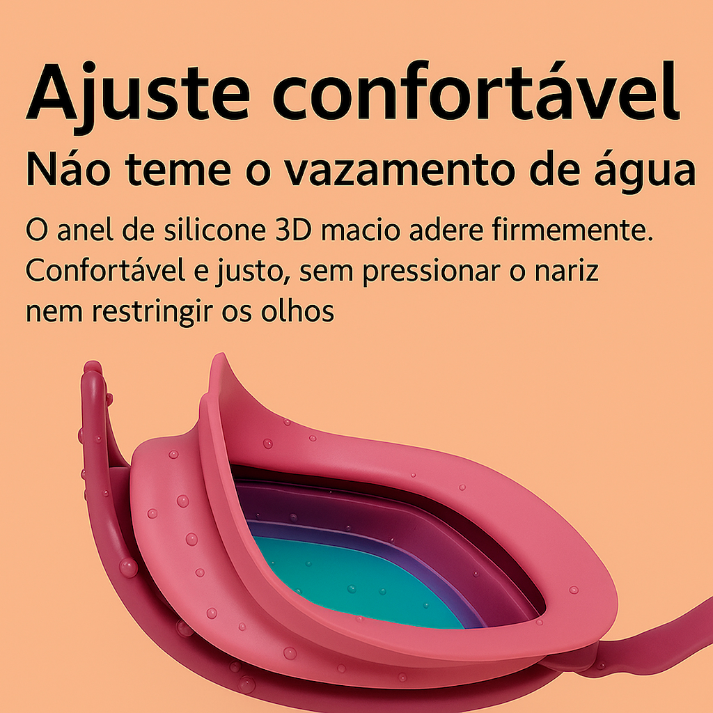 Imagem 4 do produto Óculos de Natação Gold Sports Spirit Performance 10.0 High Definition