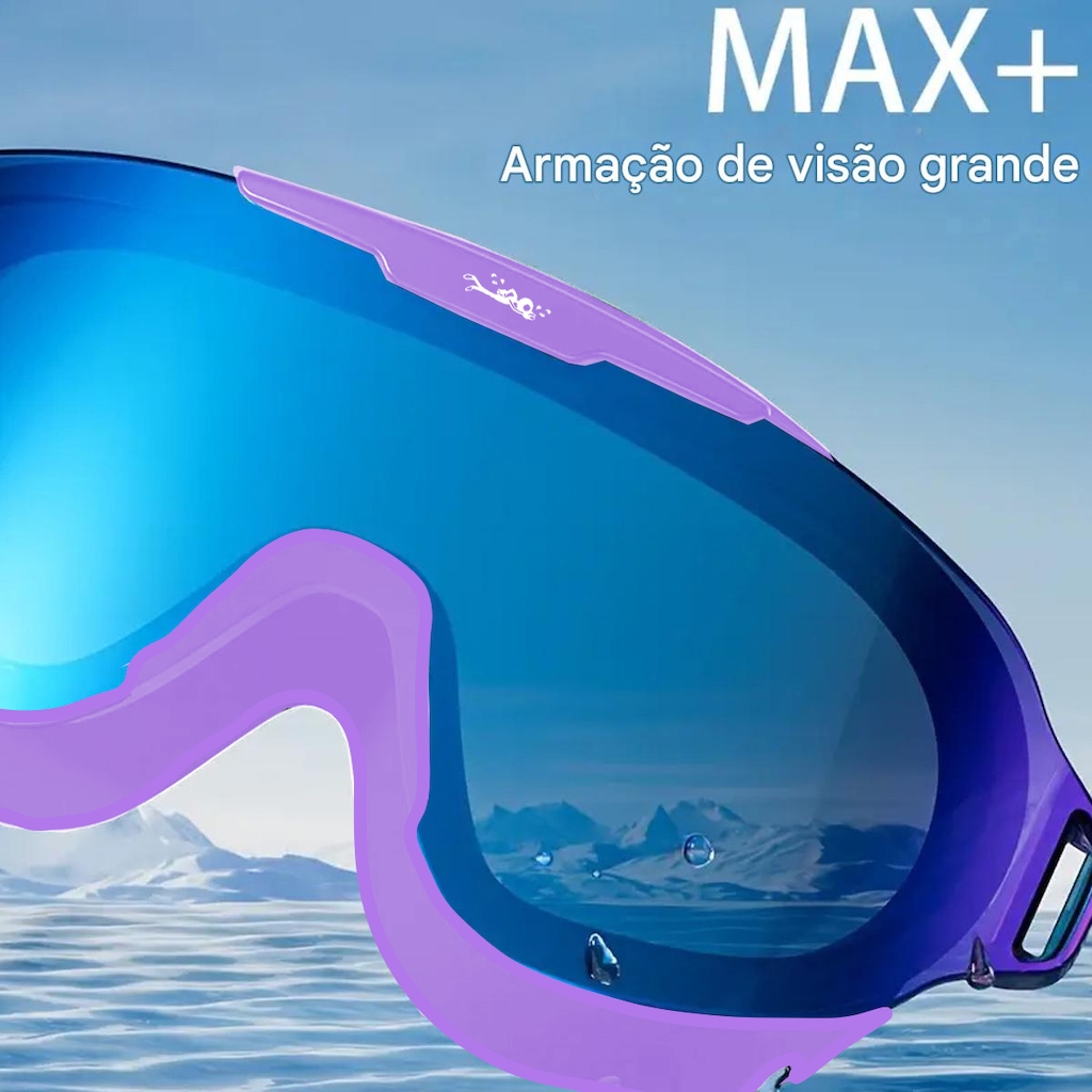 Imagem 5 do produto Mascara de Natação Gold Sports Max+ 13.0 High Definition Eletroplacage
