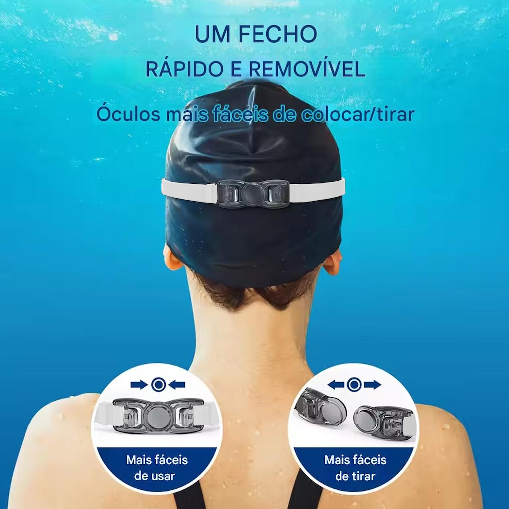 Imagem 2 do produto Mascara de Natação Gold Sports Strong Confort 12.0 High Definition