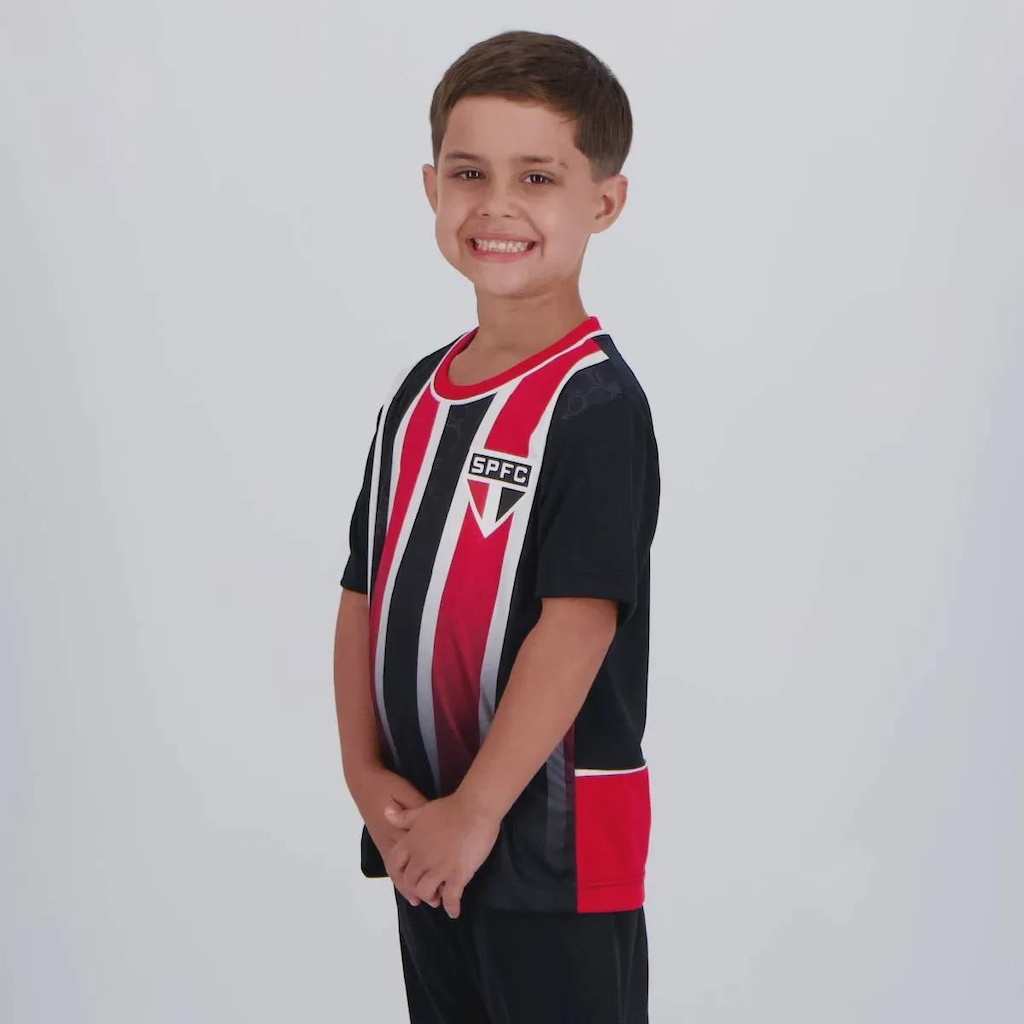 Imagem 4 do produto Camisa do São Paulo Calleri 9 Romper Infantil