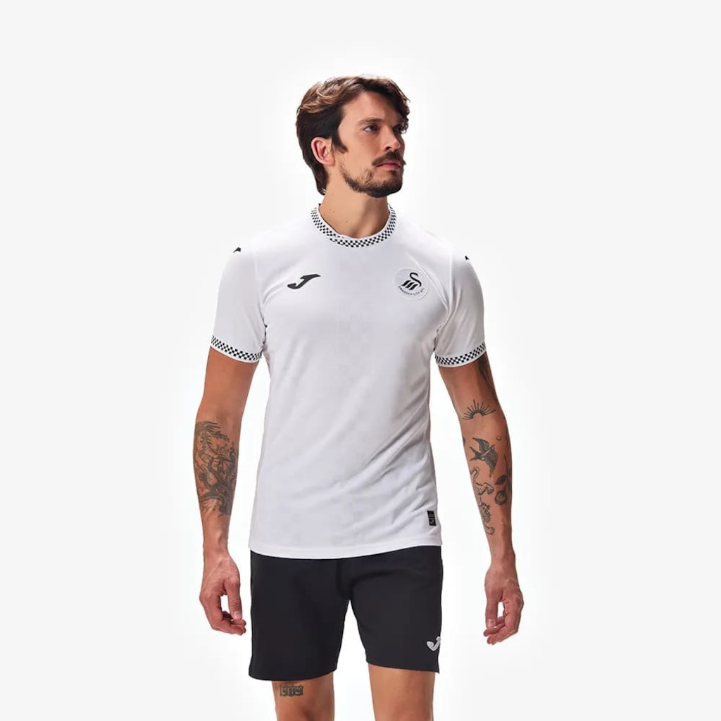 Imagem 4 do produto Camisa Swansea City I 25/26 Jogador Joma Masculina
