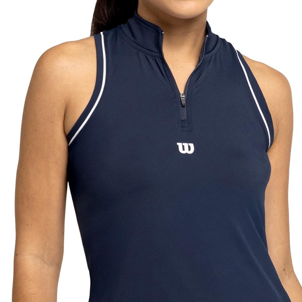 Imagem 2 do produto Regata Wilson Tour Zip Tank Feminina