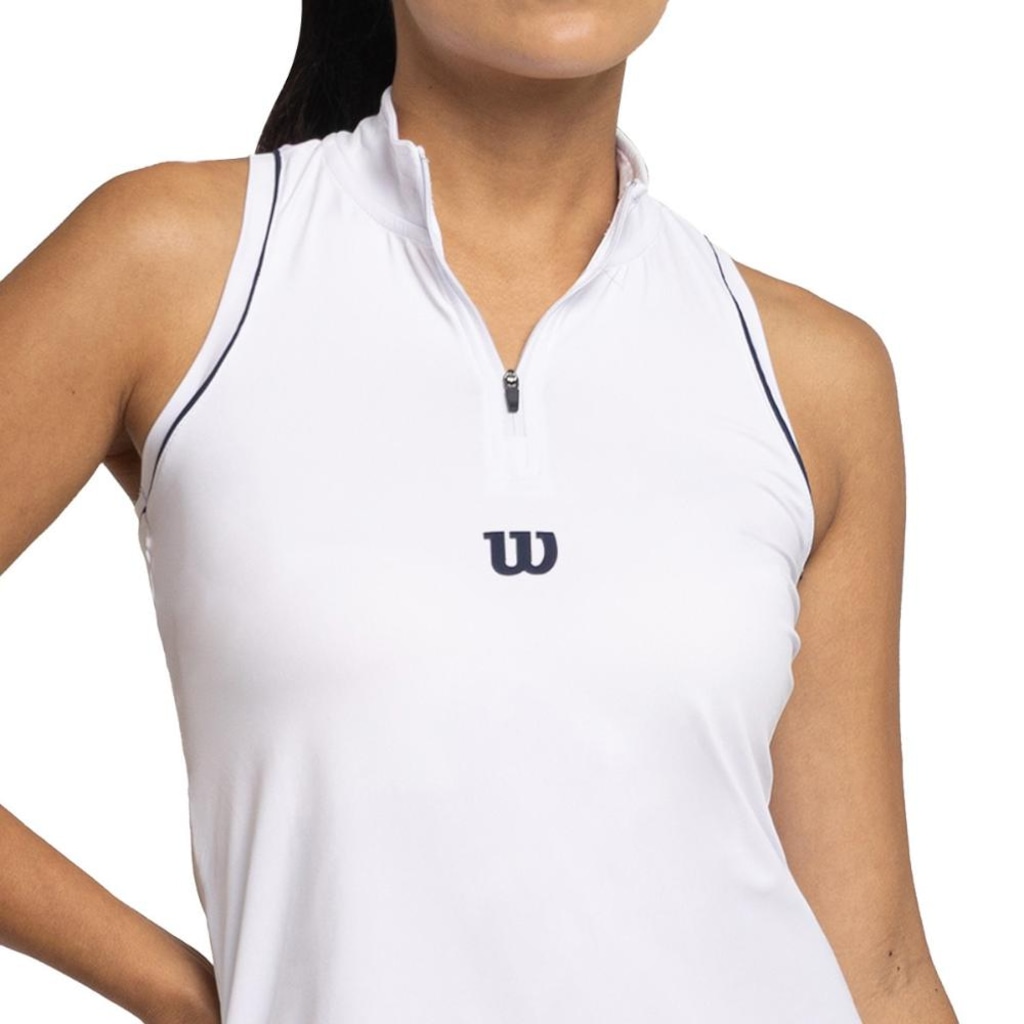 Imagem 2 do produto Regata Wilson Tour Zip Tank Feminino