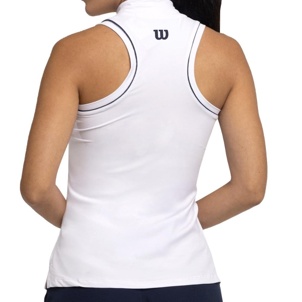 Imagem 5 do produto Regata Wilson Tour Zip Tank Feminino
