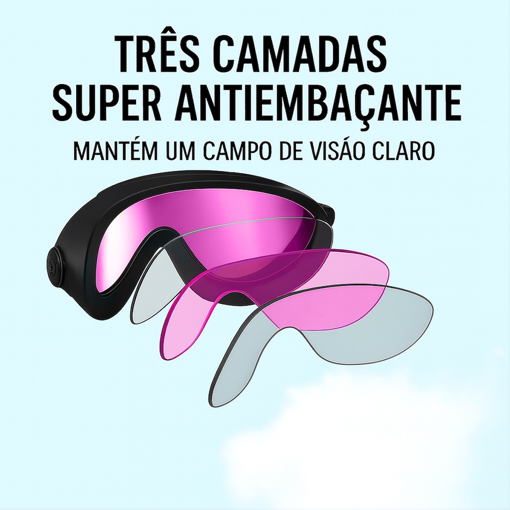 Imagem 2 do produto Mascara de Natação Gold Sports Platinum Swin 15.0 High Definition