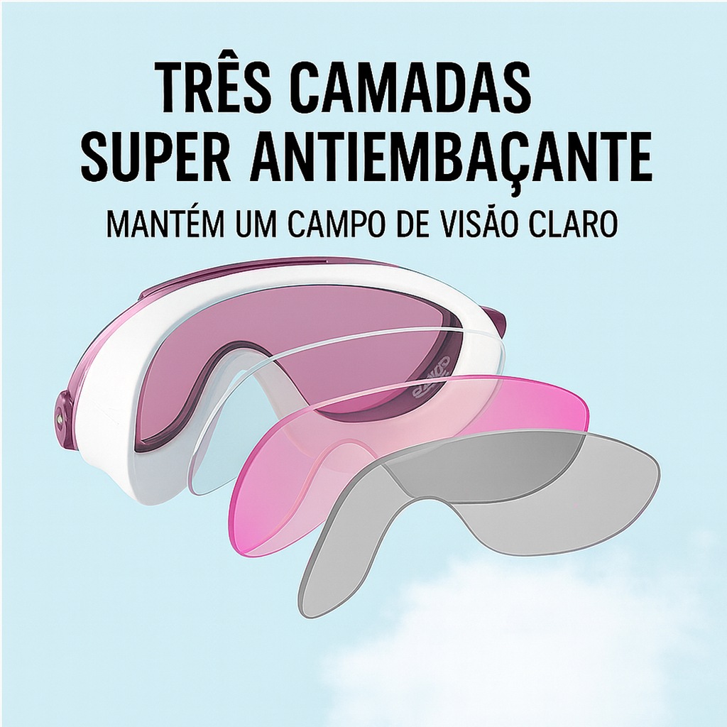 Imagem 3 do produto Mascara de Natação Gold Sports Platinum Swin 15.0 High Definition