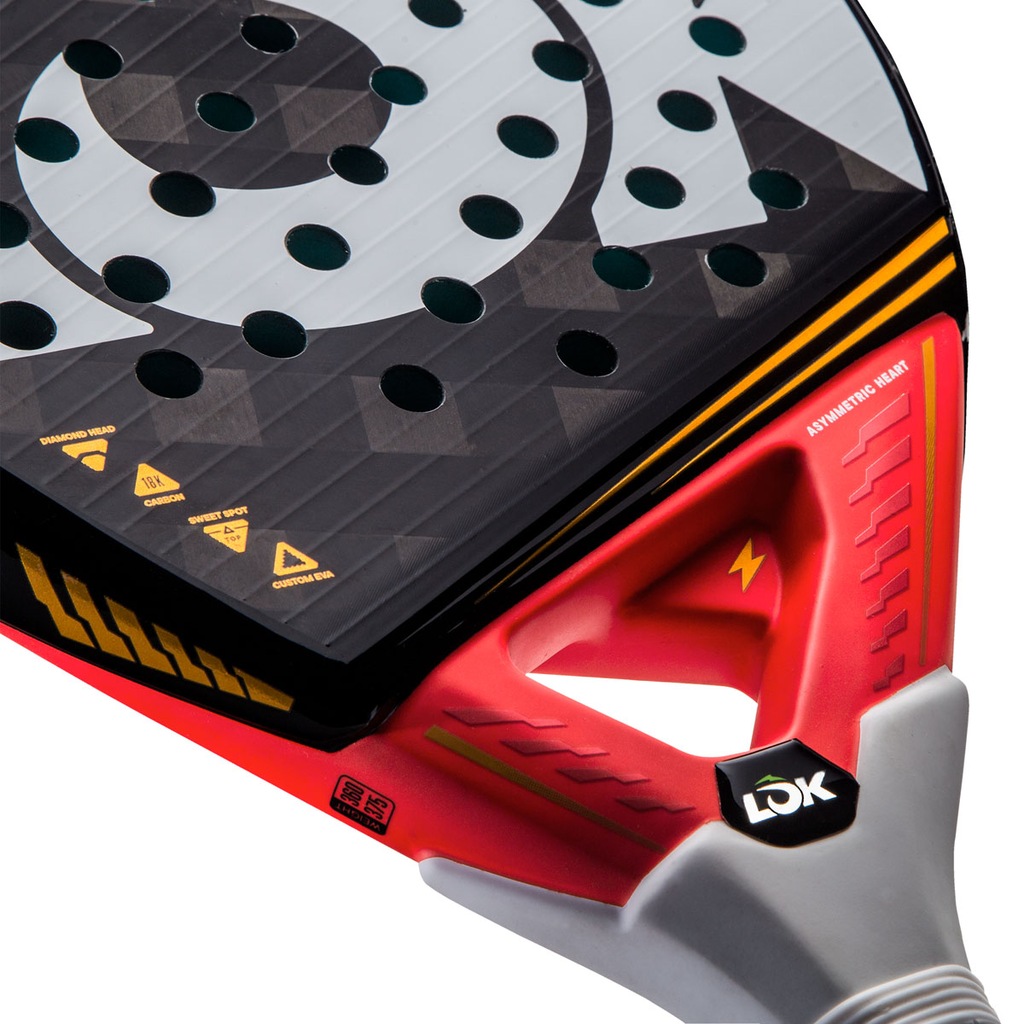 Imagem 4 do produto Raquete Padel Lok Maxx Hype 18k Mike Yanguas