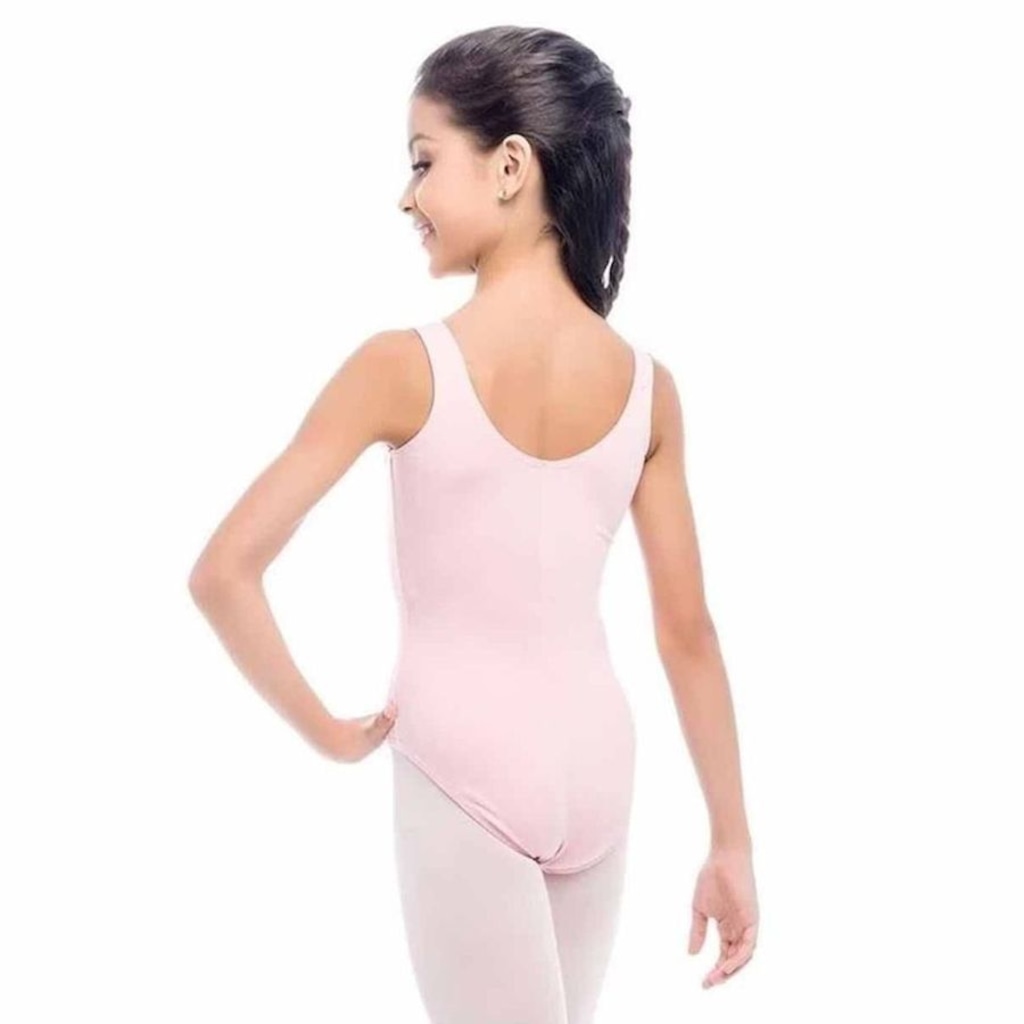 Imagem 2 do produto Collant Ballet Trinys Regata Menina Infantil