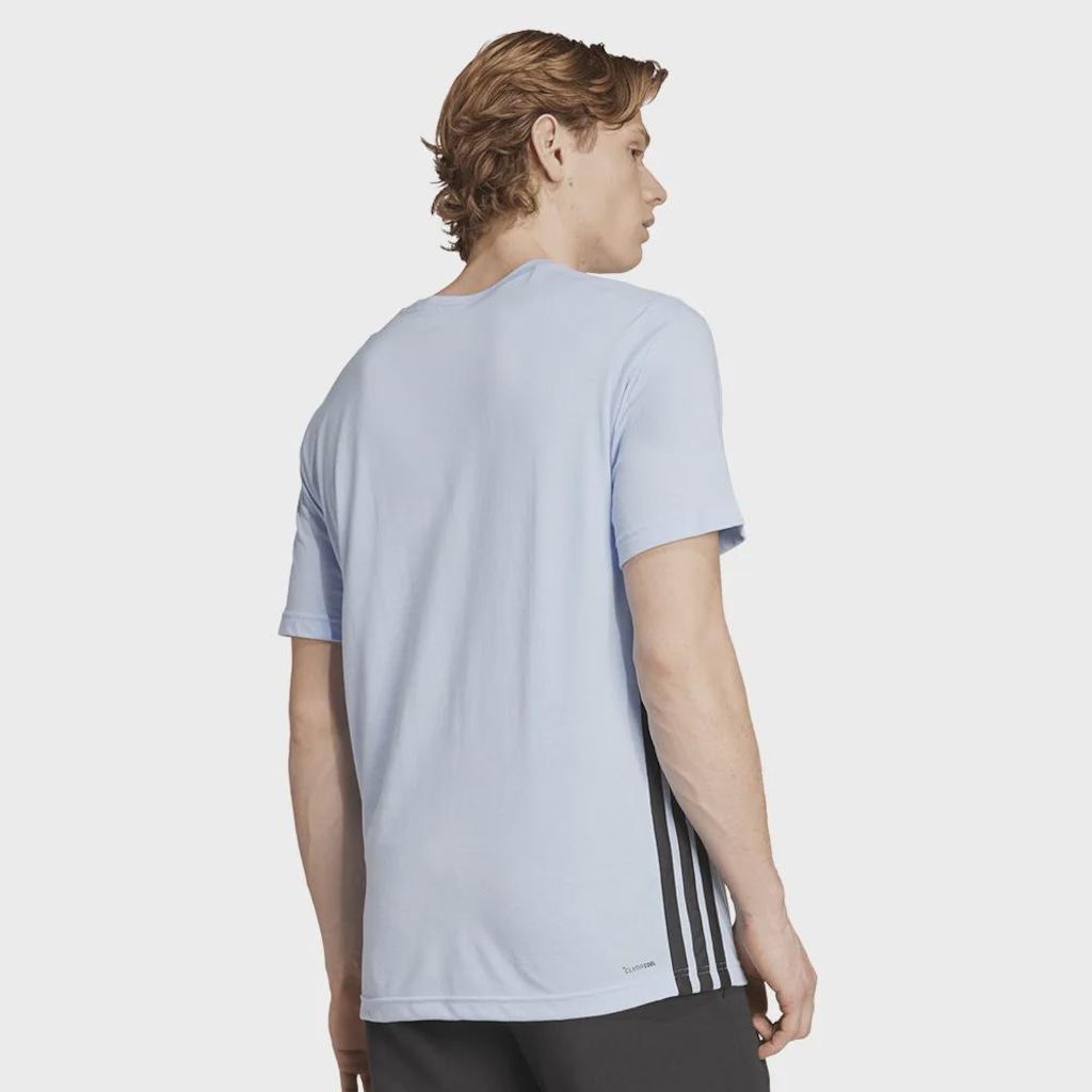 Imagem 3 do produto Camiseta adidas Train Essentials 3 Listras Masculina