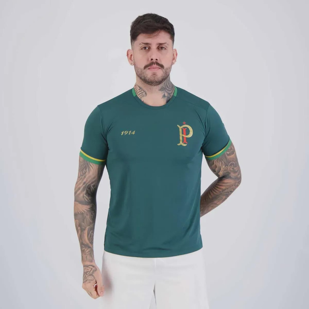 Imagem 4 do produto Camisa do Palmeiras Energy IV Verde 42 Flaco López Masculina
