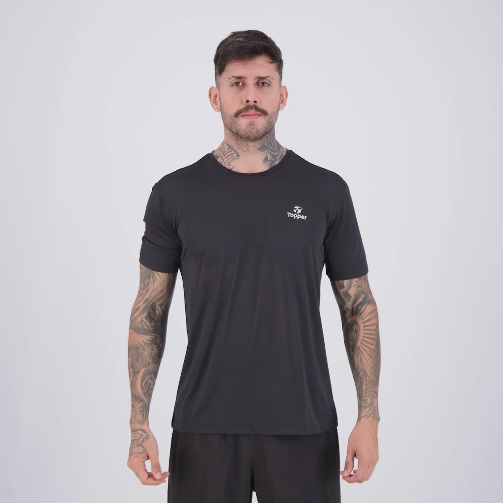 Imagem 2 do produto Kit 2 Camisetas Topper Spirit Masculinas