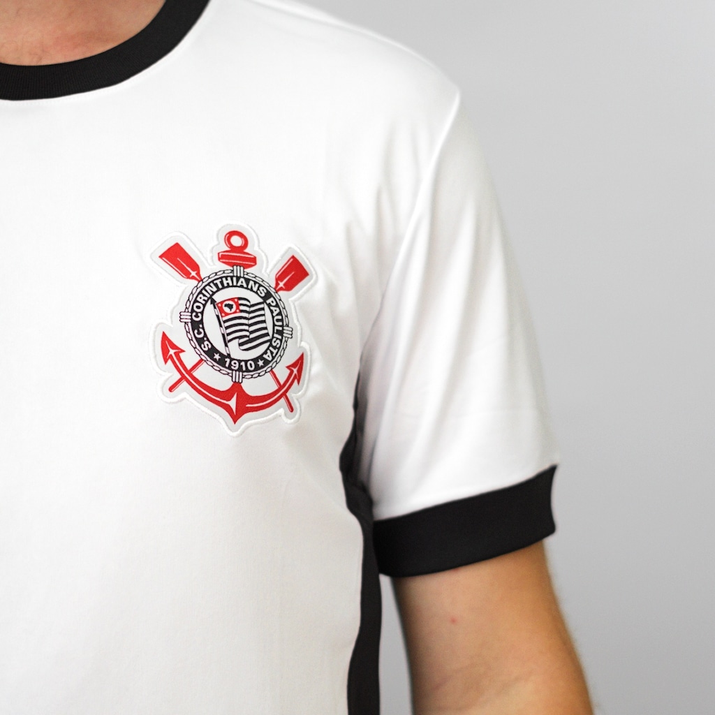 Imagem 3 do produto Camisa Do Corinthians Recortes Lateral Coimbra - Masculino