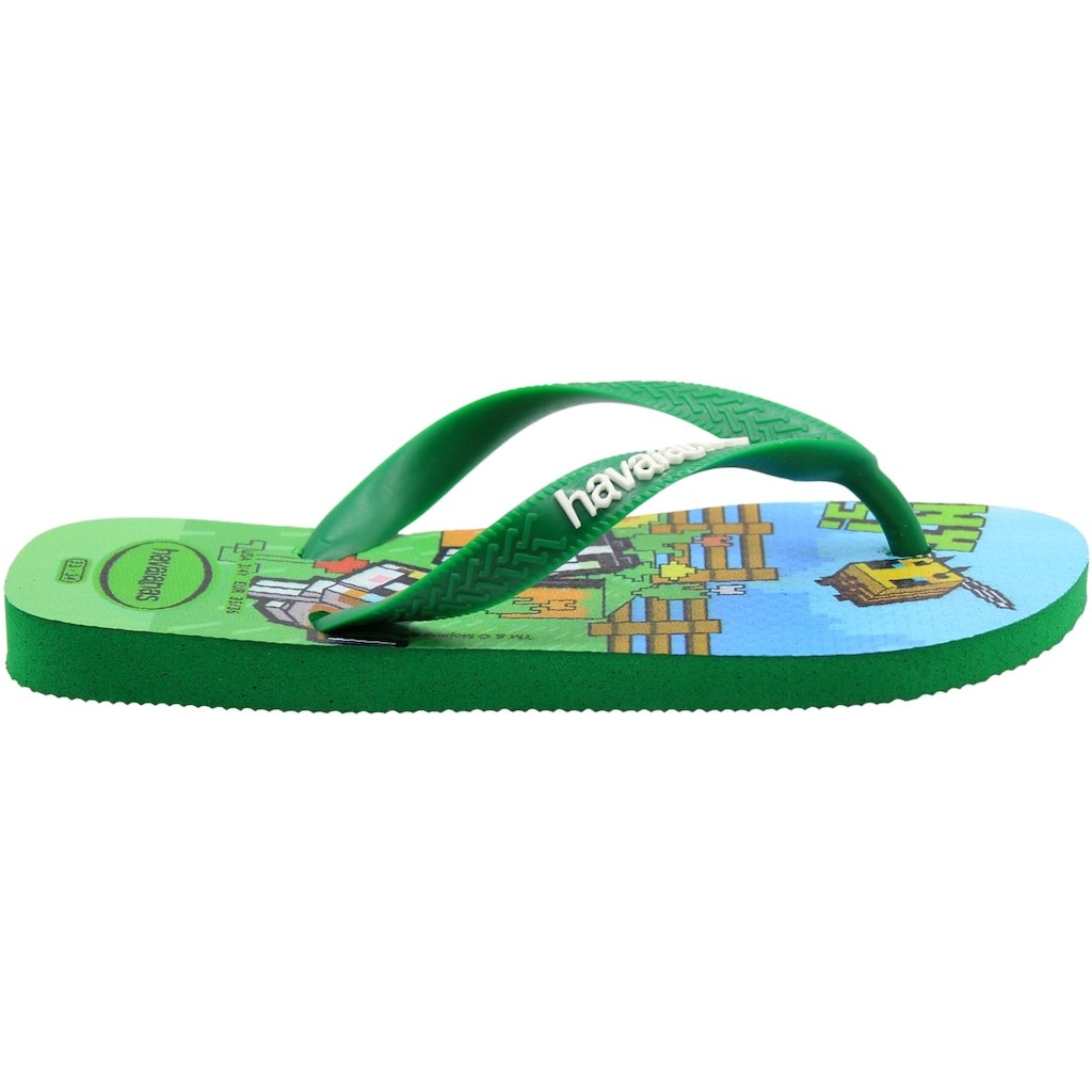 Imagem 2 do produto Chinelo De Dedo Havaianas Kids Minecraft Infantil