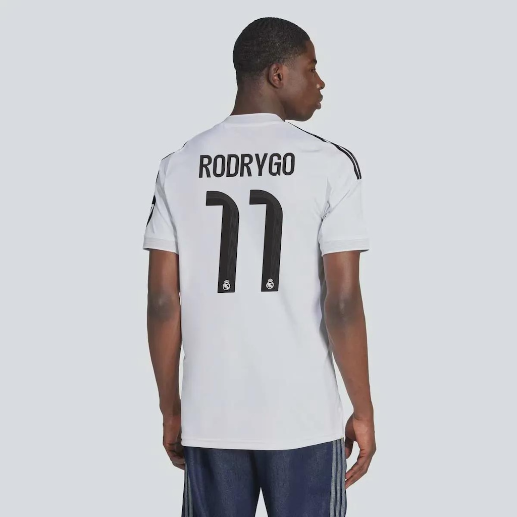 Imagem 4 do produto Camisa Real Madrid CF Home 25/26 11 Rodrygo adidas Masculina