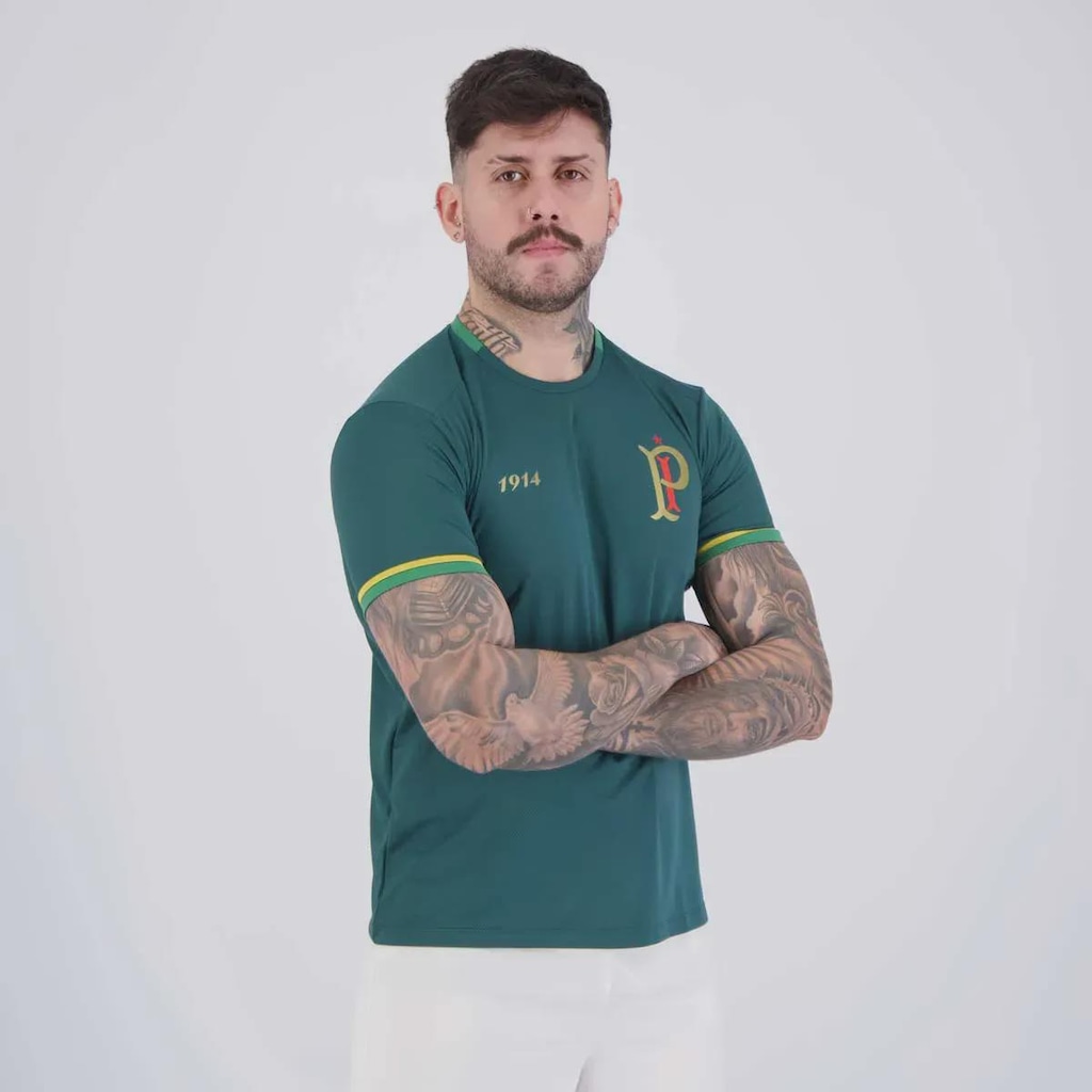Imagem 3 do produto Camisa Palmeiras IV Verde 22 Piquerez Energy Masculina