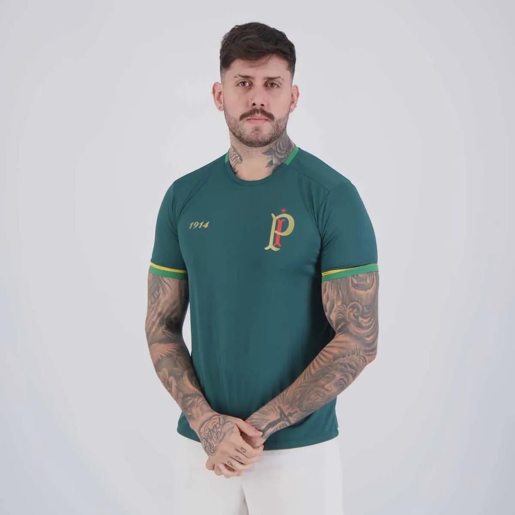 Imagem 4 do produto Camisa Palmeiras IV Verde 22 Piquerez Energy Masculina