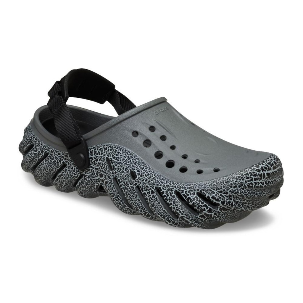 Imagem 2 do produto Sandália Unissex Crocs Echo Crackle Clog Slate