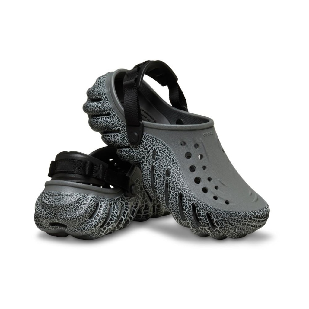 Imagem 4 do produto Sandália Unissex Crocs Echo Crackle Clog Slate