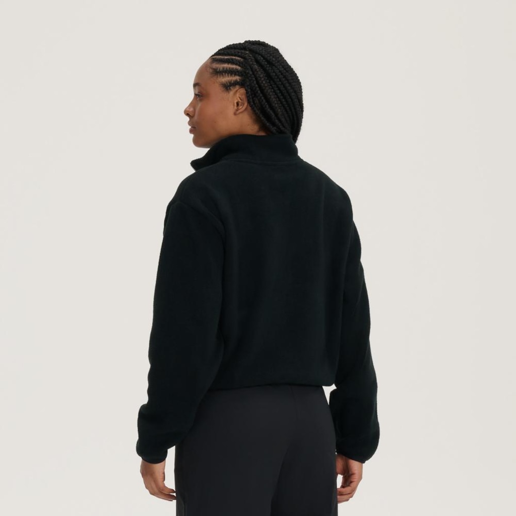 Imagem 3 do produto Blusão New Balance Fleece 1/2 Zíper Feminino