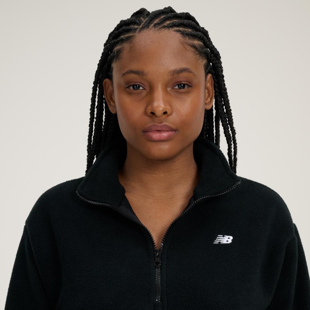 Imagem 4 do produto Blusão New Balance Fleece 1/2 Zíper Feminino