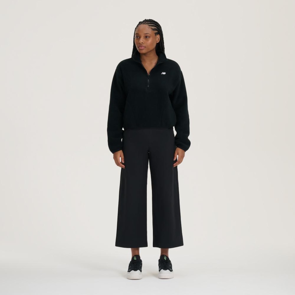Imagem 5 do produto Blusão New Balance Fleece 1/2 Zíper Feminino