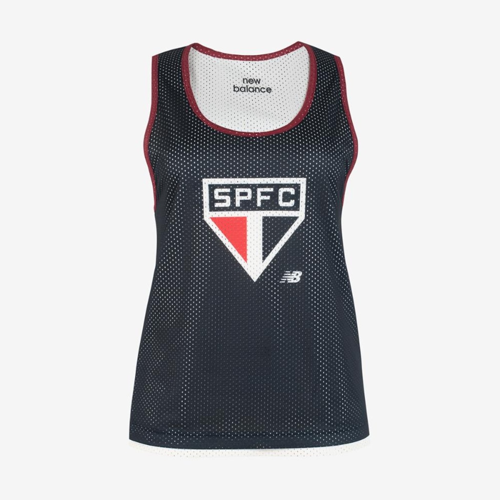 Imagem 4 do produto Camiseta Regata Dupla Face São Paulo X New Balance Feminina