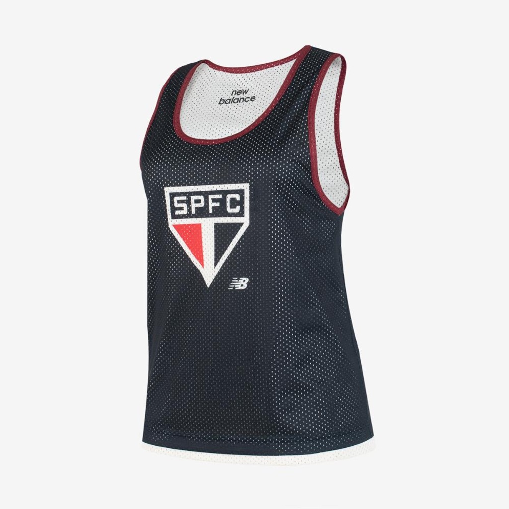 Imagem 5 do produto Camiseta Regata Dupla Face São Paulo X New Balance Feminina