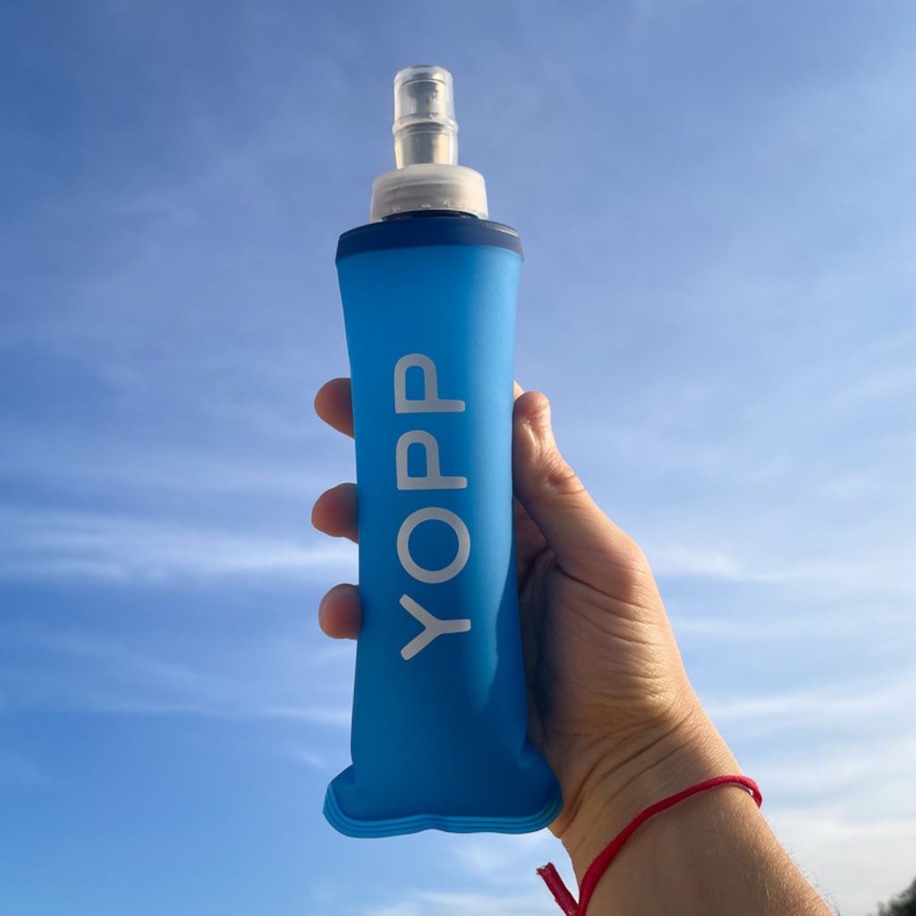 Imagem 3 do produto Garrafa Dobrável Yopp Soft Flask Azul 250ml
