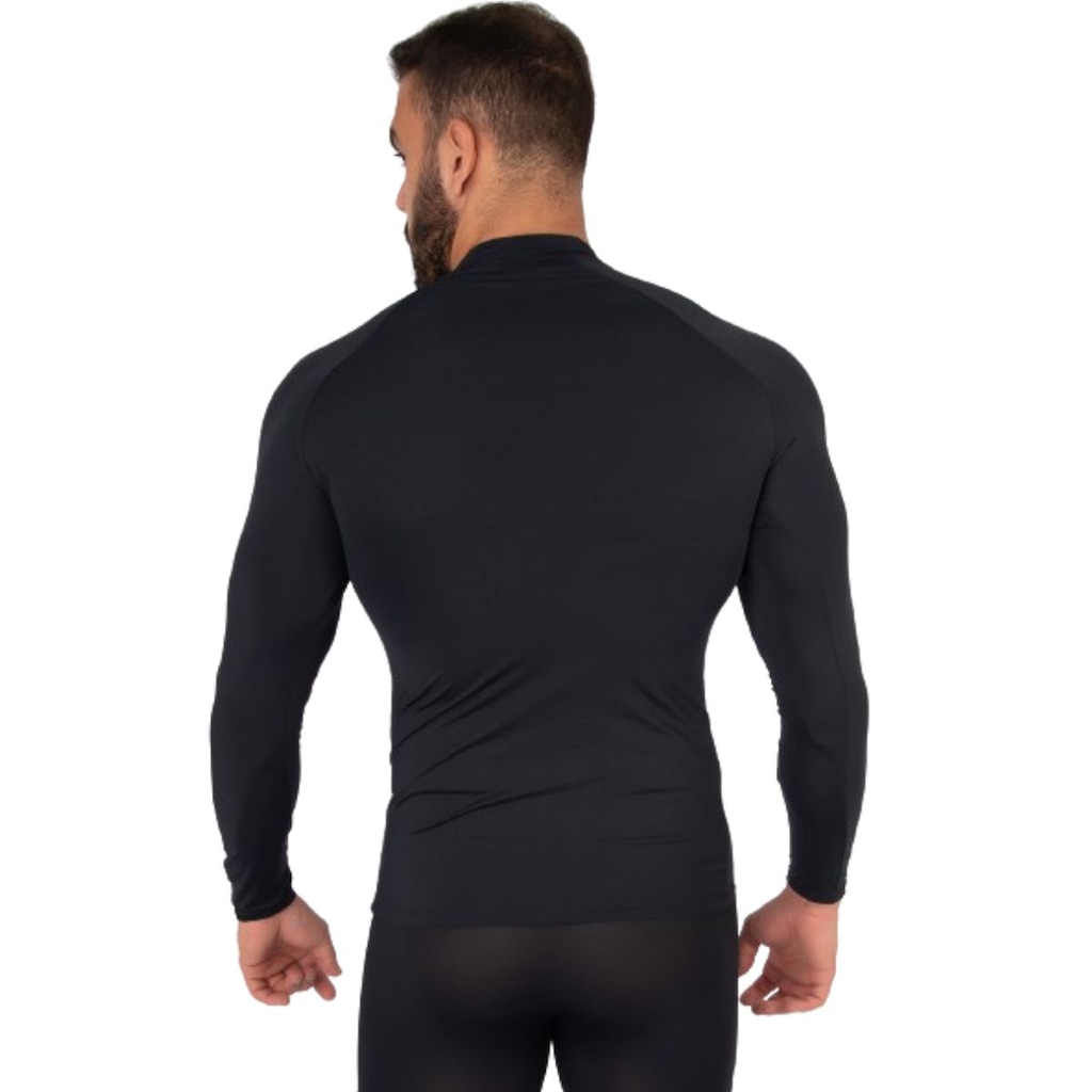 Imagem 3 do produto Blusa Térmica Proteção UV Poliamida Vekyo Frio Manga Longa Segunda Pele - Moda Fitness - Masculina