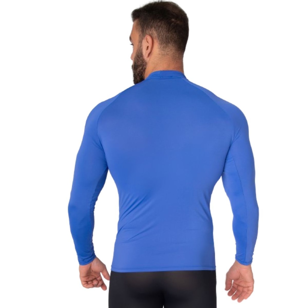 Imagem 3 do produto Blusa Térmica Proteção UV Poliamida Vekyo Frio Manga Longa Segunda Pele - Moda Fitness - Masculina