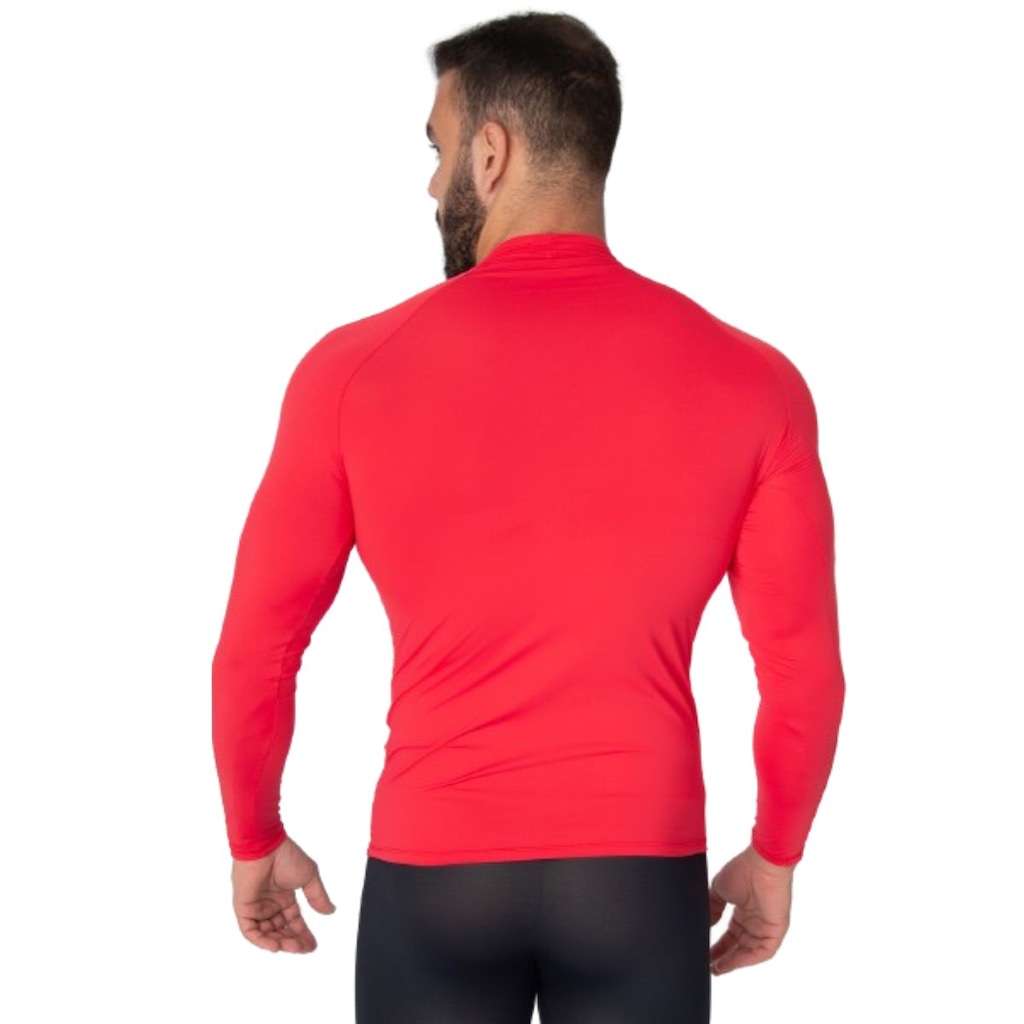 Imagem 3 do produto Blusa Térmica Proteção UV Poliamida Vekyo Frio Manga Longa Segunda Pele - Moda Fitness - Masculina