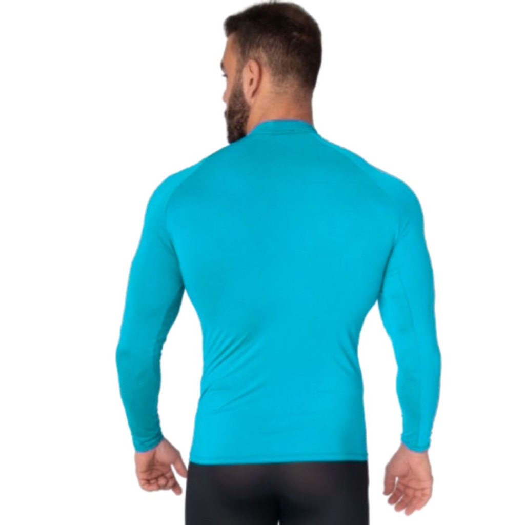 Imagem 3 do produto Blusa Térmica Proteção UV Poliamida Vekyo Frio Manga Longa Segunda Pele - Moda Fitness - Masculina