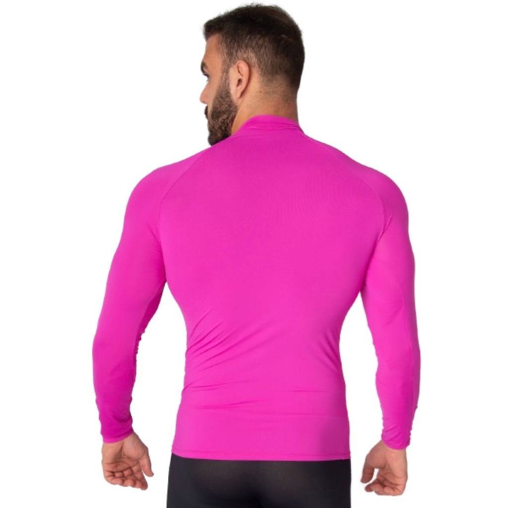 Imagem 3 do produto Blusa Térmica Proteção UV Poliamida Vekyo Frio Manga Longa Segunda Pele - Moda Fitness - Masculina