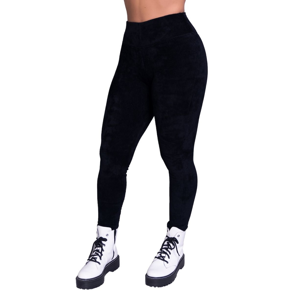 Imagem 2 do produto Calça Legging Cotelê Veludo Vekyo - Feminina