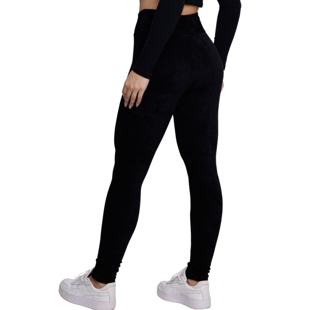 Imagem 3 do produto Calça Legging Cotelê Veludo Vekyo - Feminina