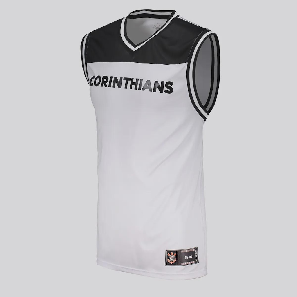 Imagem 2 do produto Regata Corinthians Basquete Logo Patch Masculina