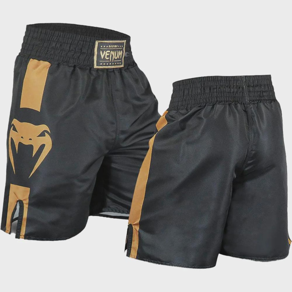 Imagem 3 do produto Short Boxe Venum Logo Performance Gold Masculino