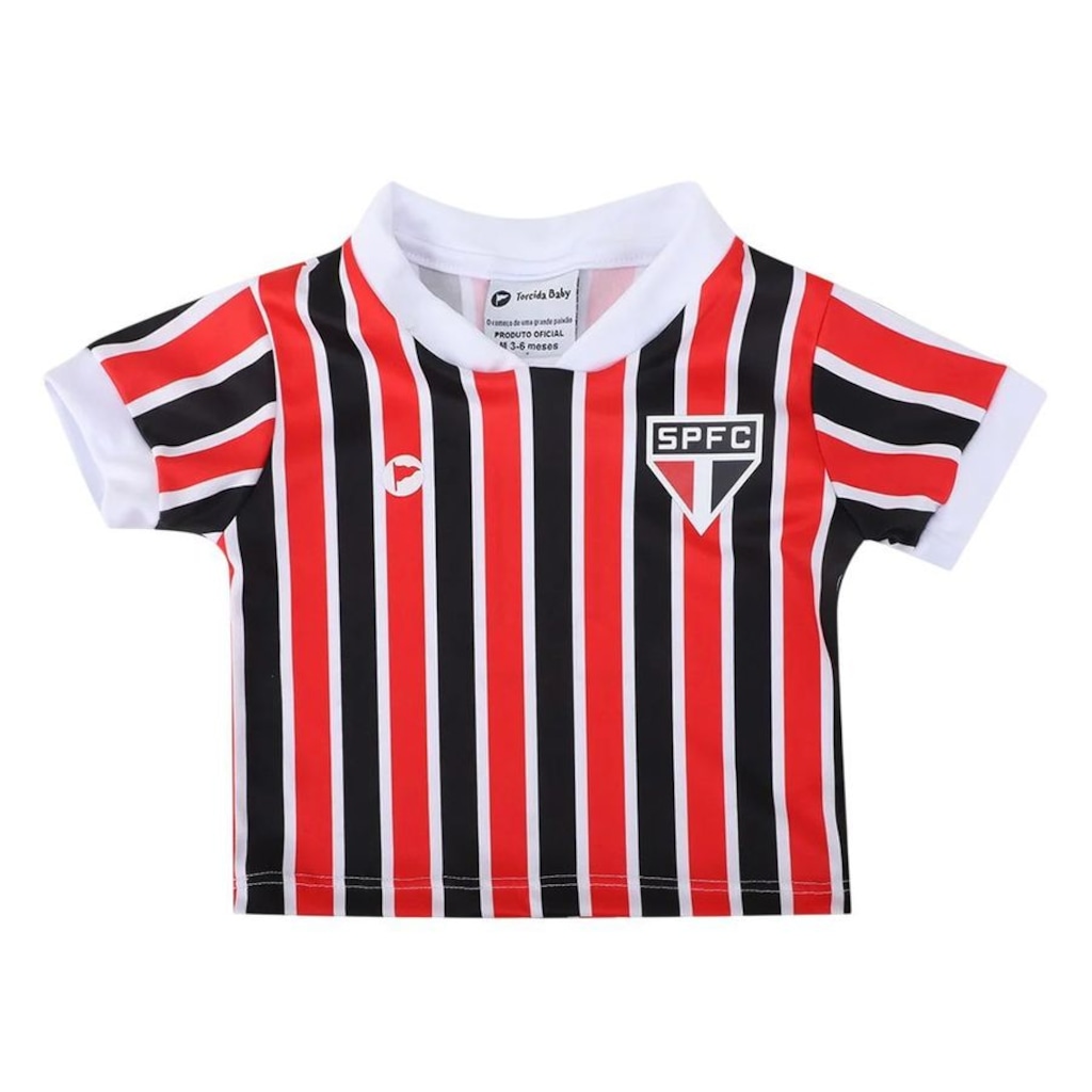 Imagem 2 do produto Kit Uniforme de Futebol Torcida Baby São Paulo Sublimado Infantil
