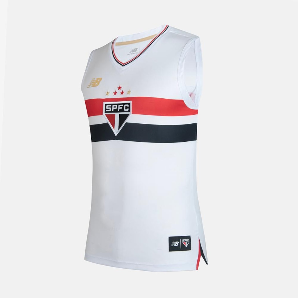 Imagem 2 do produto Camiseta Regata New Balance Torcedor Home Spfc 2025 Masculina