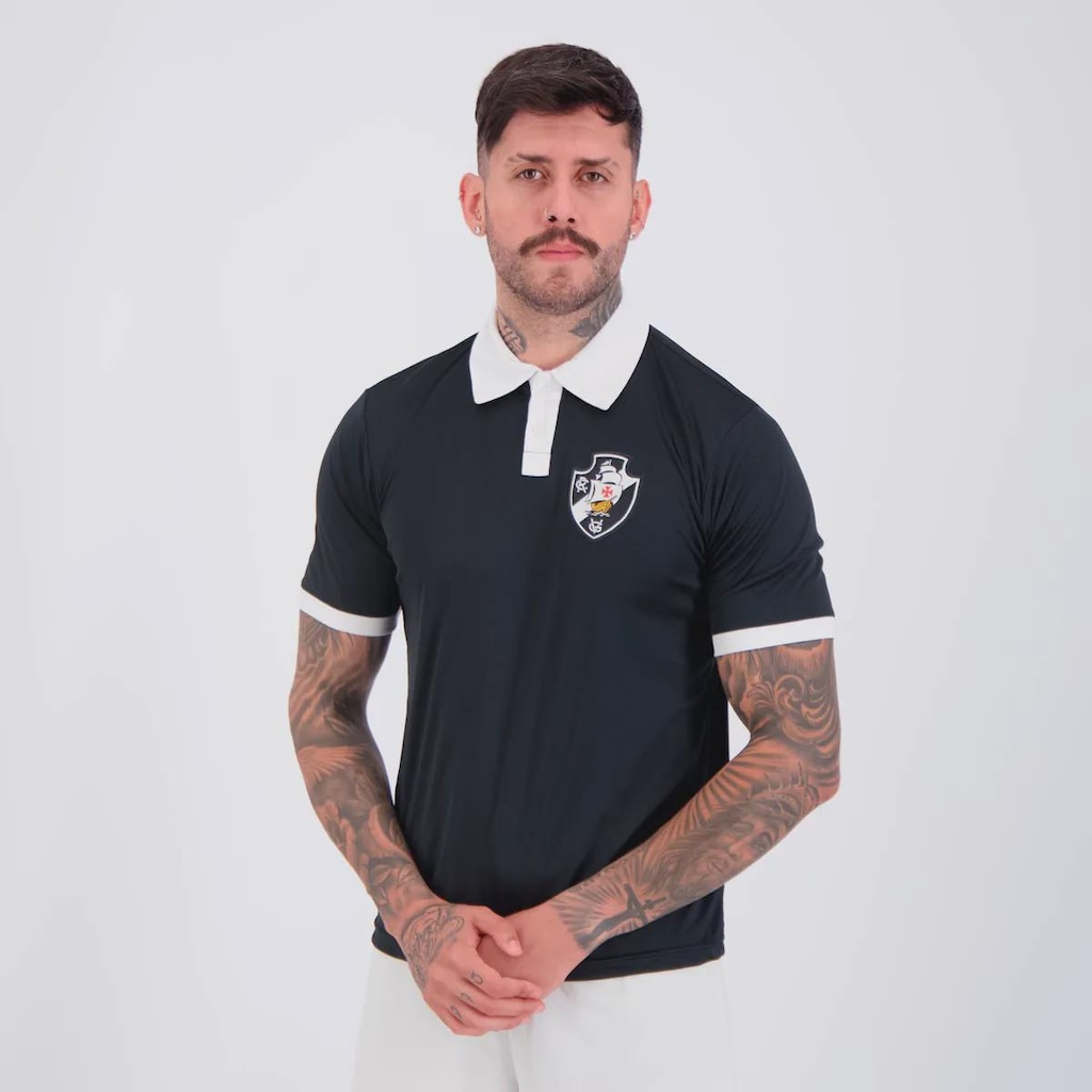 Imagem 3 do produto Camisa Polo Vasco Dry Escudo Masculina