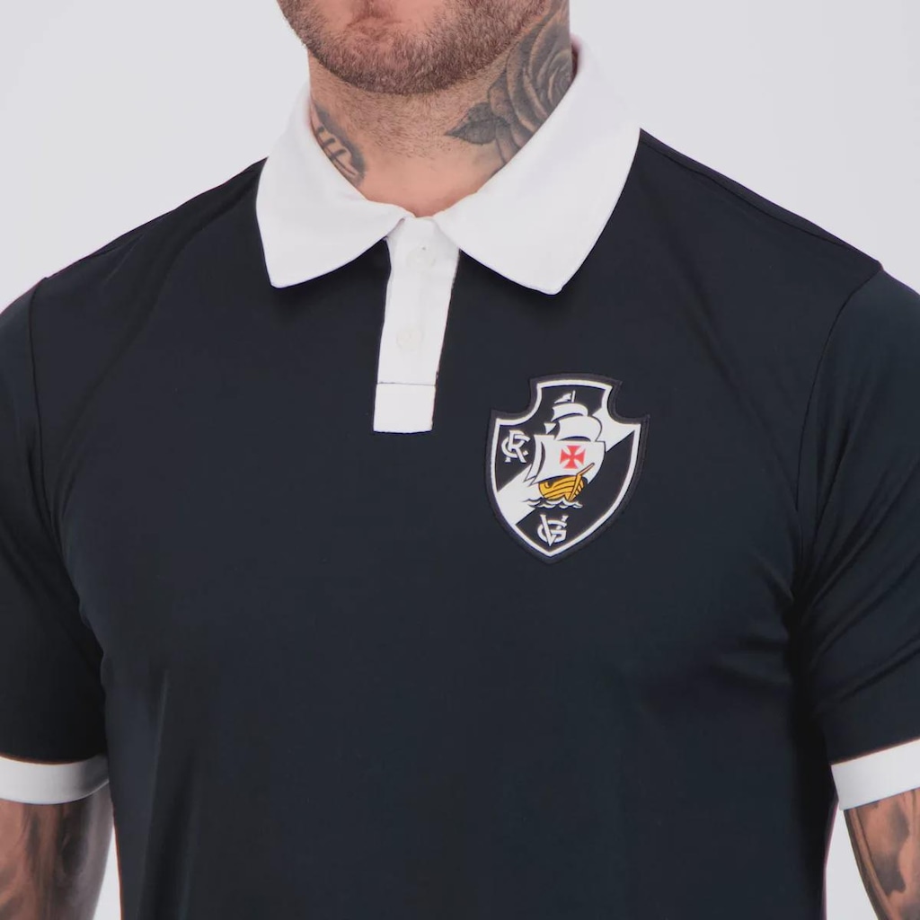Imagem 5 do produto Camisa Polo Vasco Dry Escudo Masculina