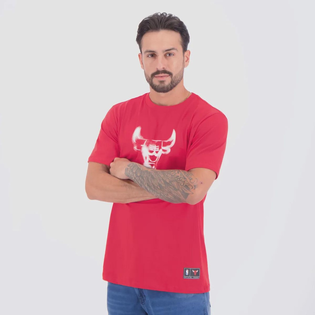 Imagem 3 do produto Camiseta NBA Chicago Bulls Spray Masculina