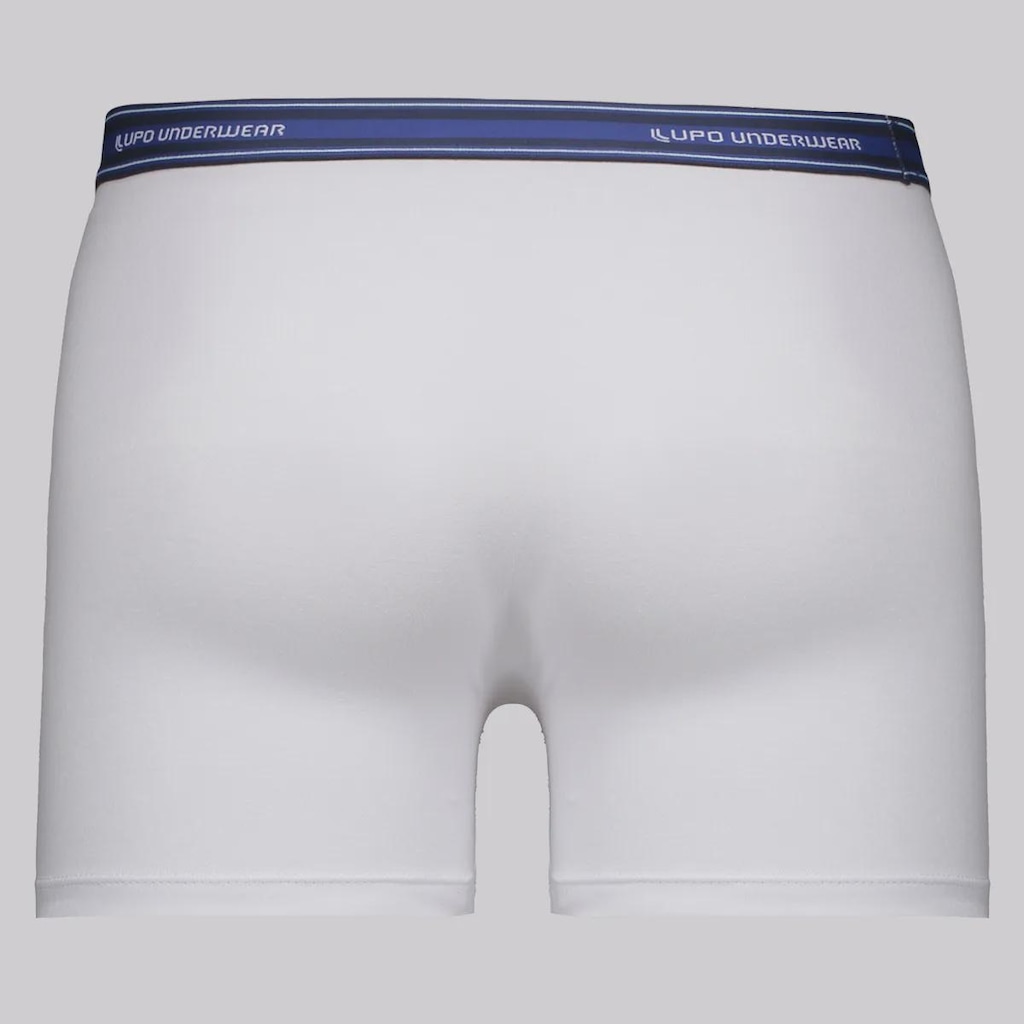 Imagem 3 do produto Kit 3 Cuecas Lupo Boxer com Elastano Masculina
