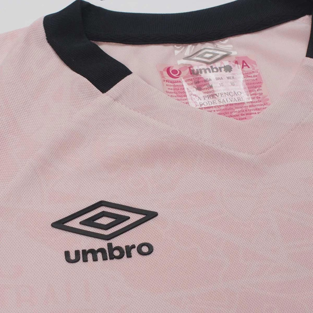 Imagem 4 do produto Camisa do Grêmio Outubro Rosa 2025 Umbro Infantil