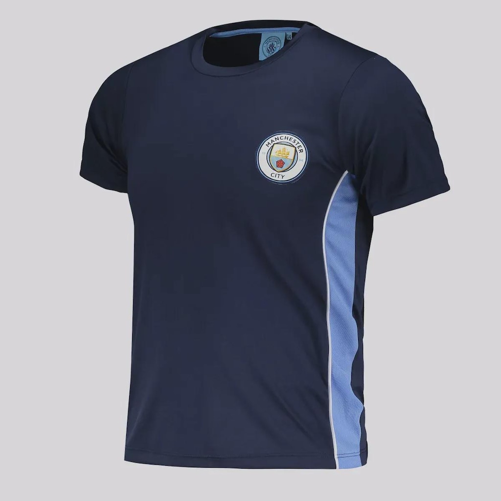 Imagem 3 do produto Camisa Manchester City Shield Marinho 9 Haaland Infantil