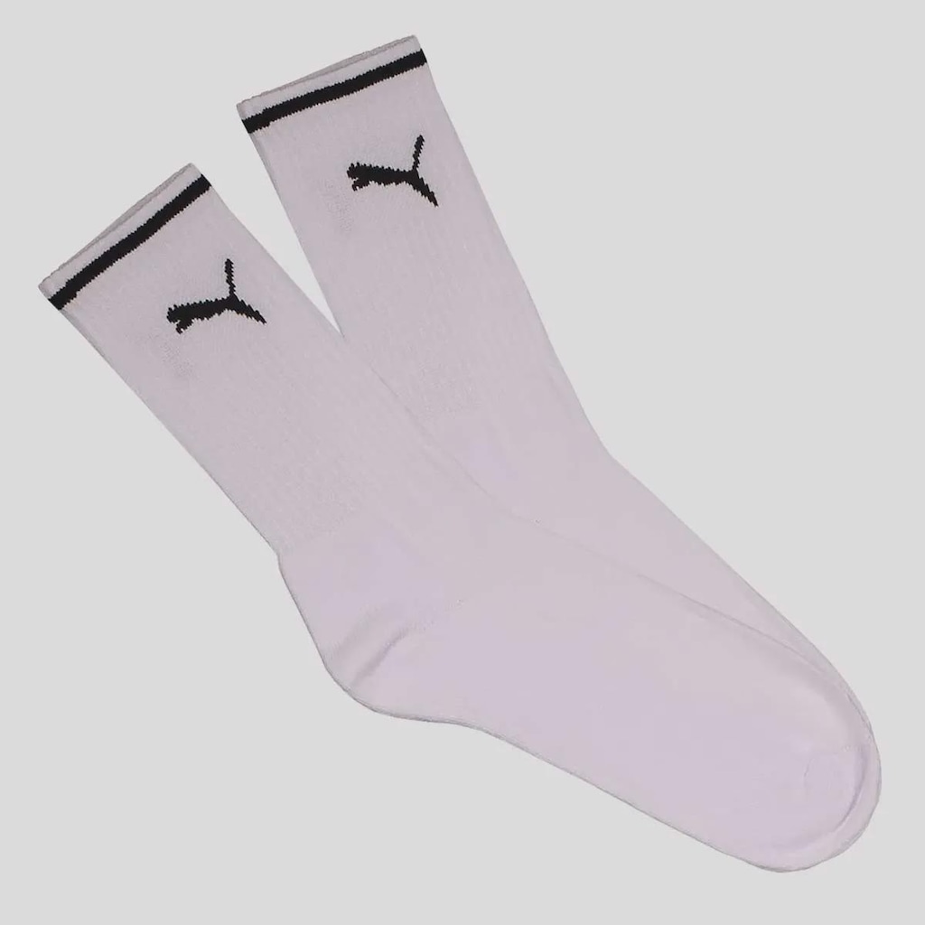 Imagem 2 do produto Kit 2 Pares de Meia Puma Cano Longo 2 Pares Unissex