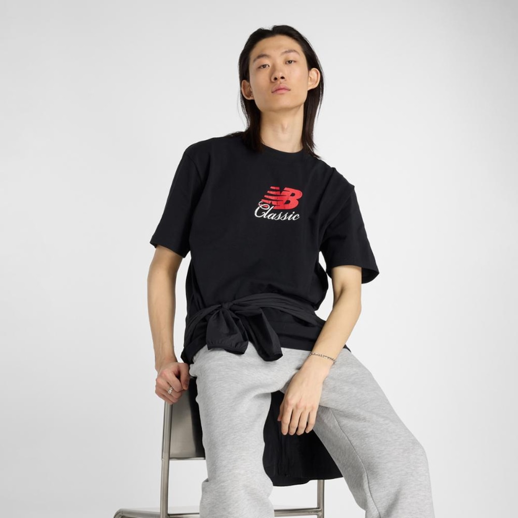 Imagem 4 do produto Camiseta New Balance Hoops Classic Masculina