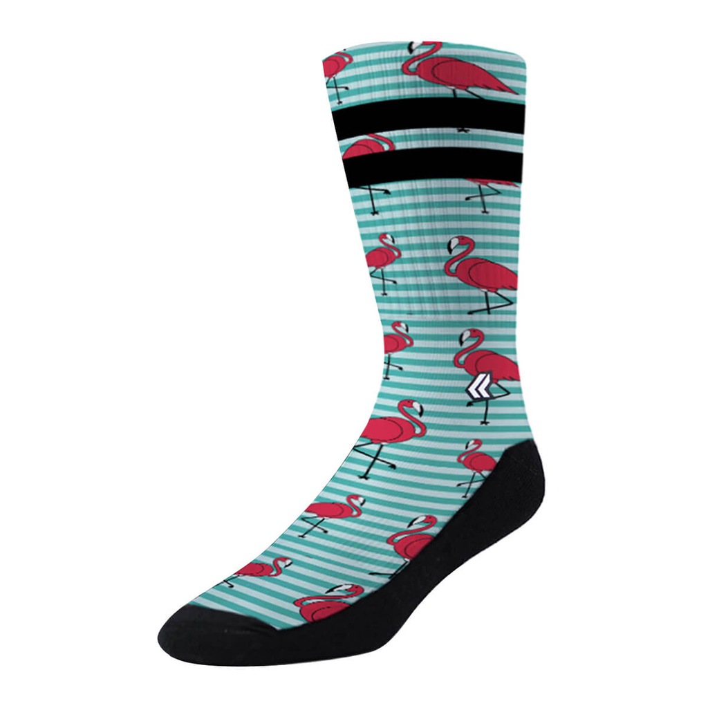 Imagem 3 do produto Meia Esportiva Lurk Flamingos Cross - Adulto