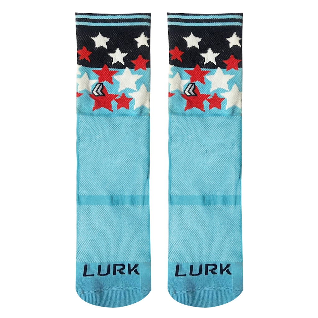 Imagem 2 do produto Meia Esportiva Estrelinhas Ciclismo Lurk - Adulto
