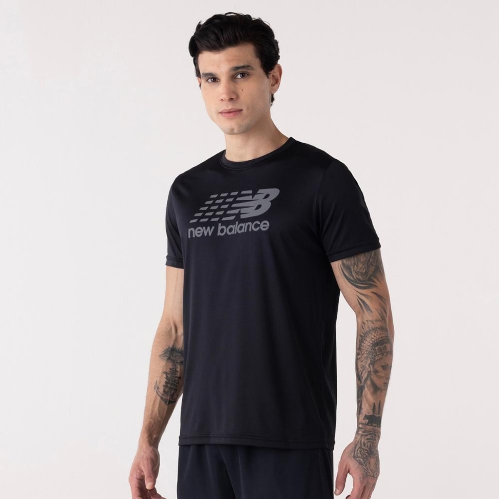 Imagem 2 do produto Camiseta New Balance Multi Color Performance Masculina